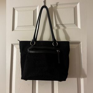 Giani Bernini Black Textured Tote